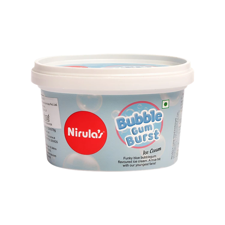 Nirula's Bubble Gum Burst Ice Cream Cup