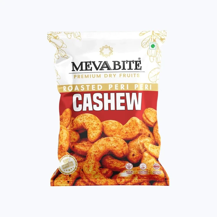 MevaBite Flavoured Cashew (Roasted Peri-Peri)