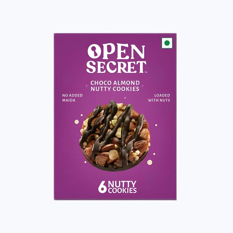 Open Secret Zero Maida Chocolate Almond Protein Cookies