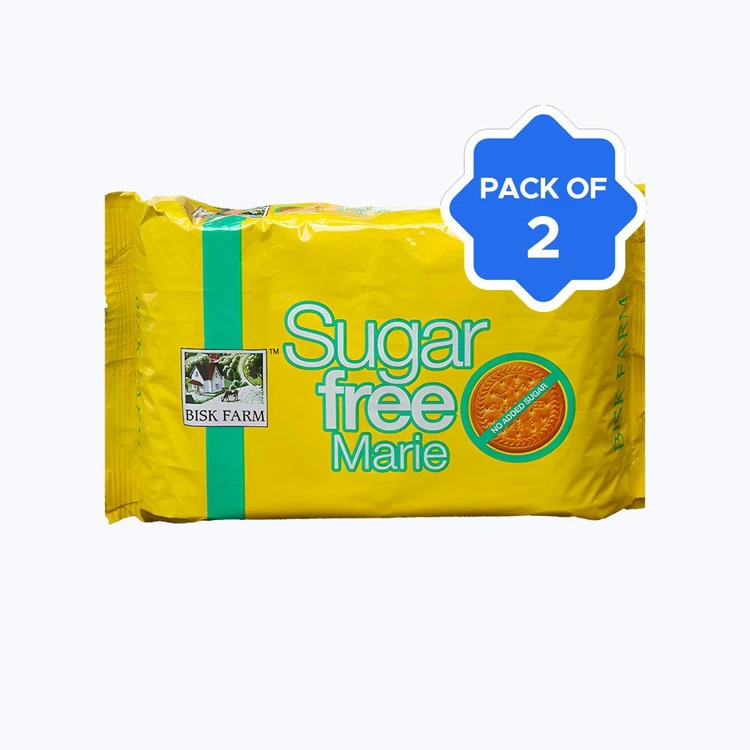 Bisk Farm Sugar Free Marie Biscuits - Pack of 2