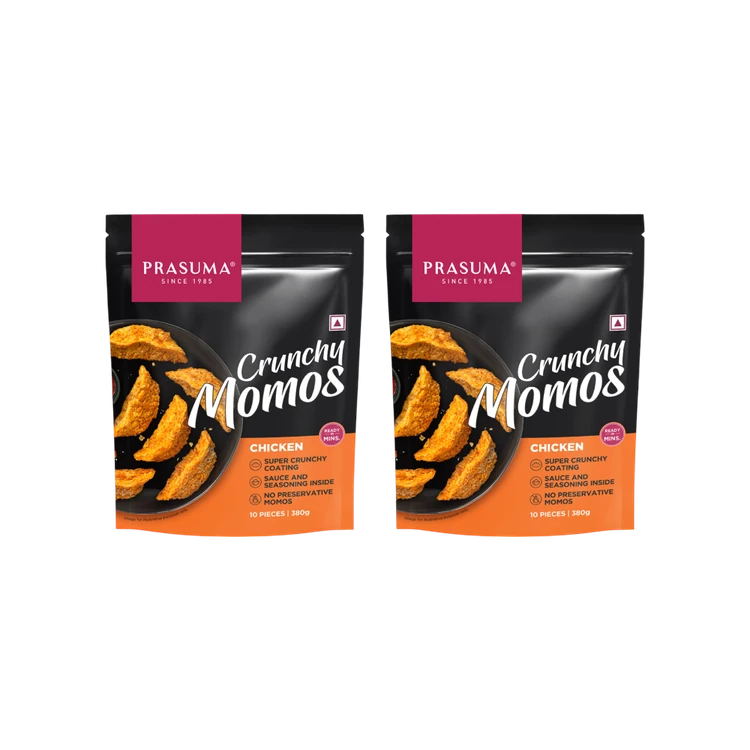 Prasuma Crunchy Chicken Momos - Pack of 2
