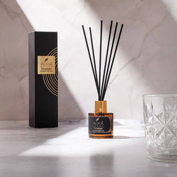 Premium Scented Diffuser Set (Oudh) by Auradecor