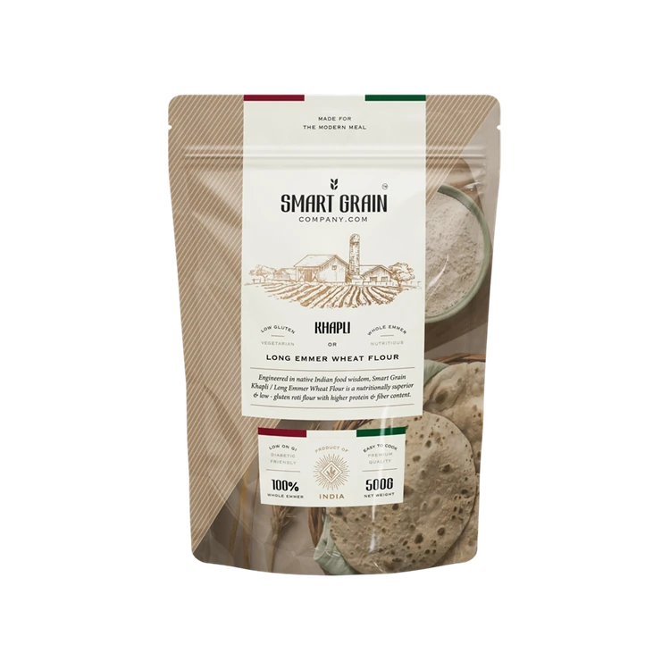 SMART GRAIN Khapli Wheat Atta
