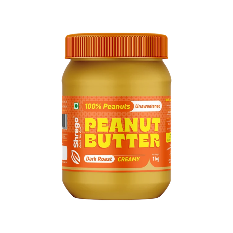 Shrego Creamy Peanut Butter - Unsweetened