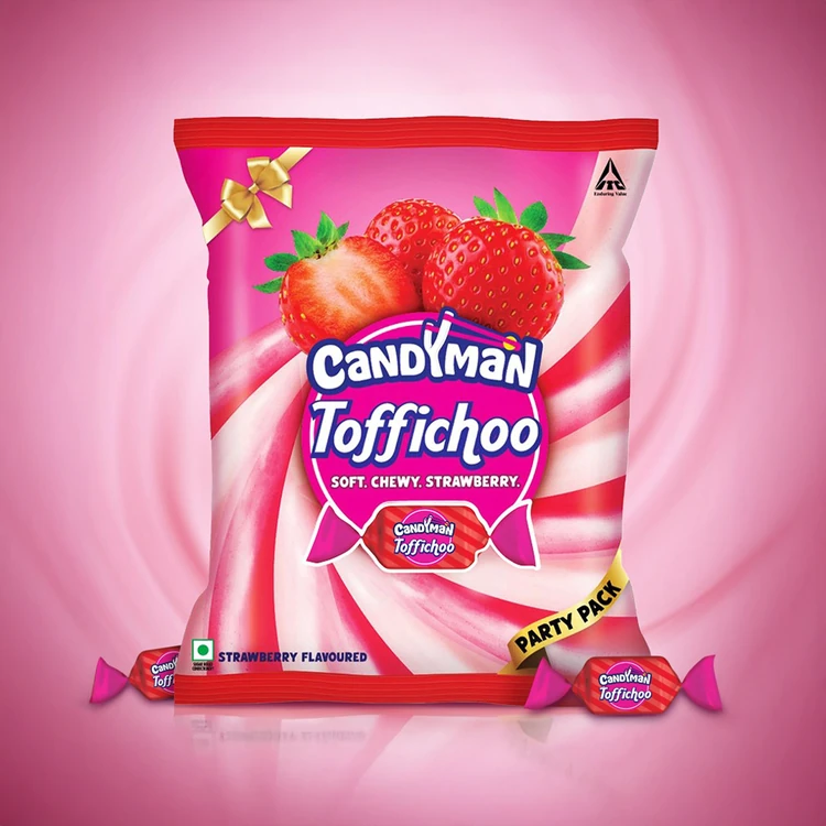 Candyman Toffichoo Juicy Strawberry Toffee