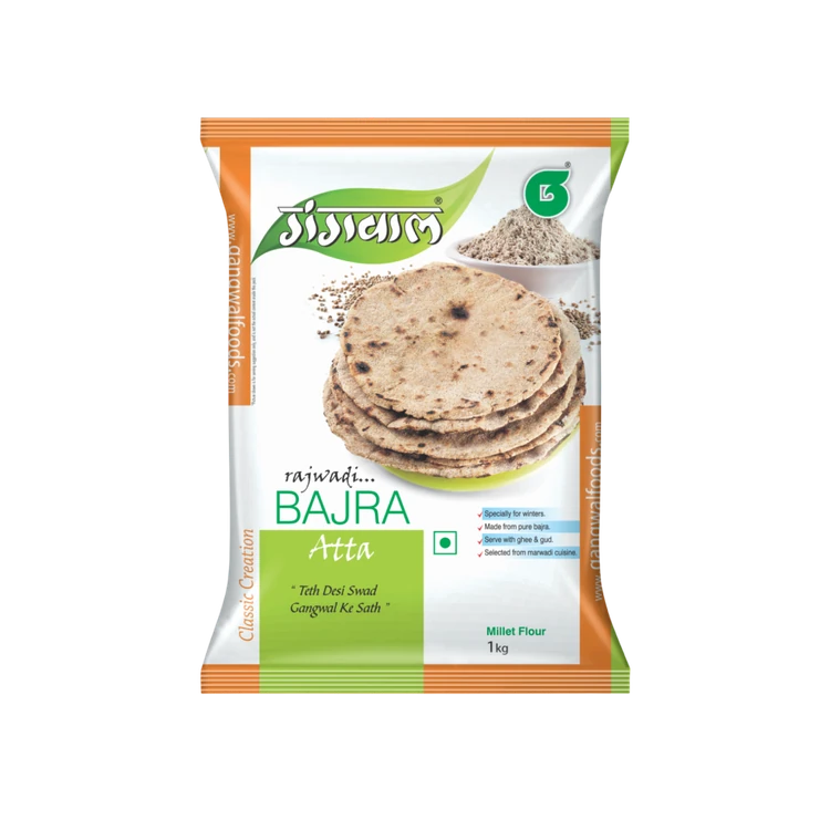 Gangwal Rajwadi Bajra Flour (Sajje Hittu)