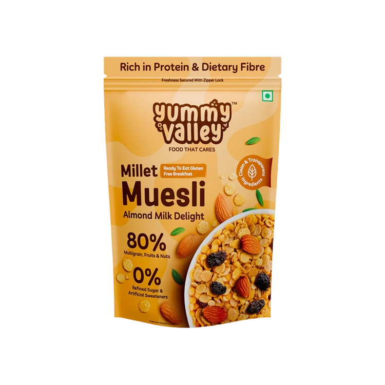 Yummy Valley Millet Muesli Almond Milk Delight Cereal