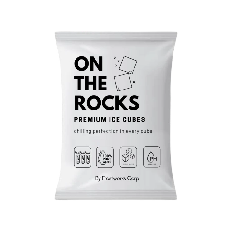 Premium Ice Cubes On the Rocks