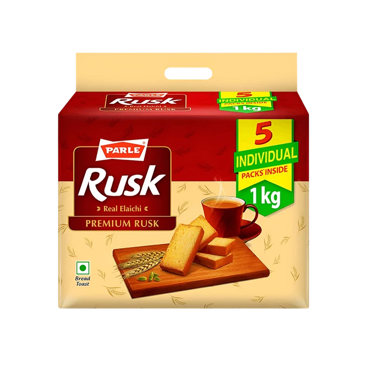 Parle Premium Real Elaichi Rusk