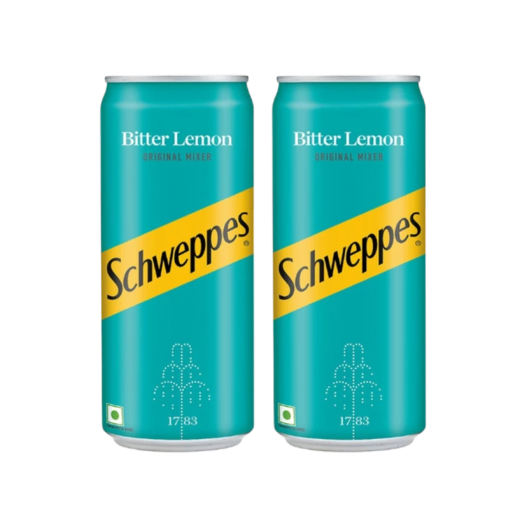 Schweppes Bitter Lemon Original Cocktail Mix - Pack of 2