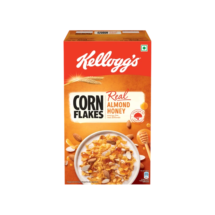 Kellogg's Real Almond Honey Corn Flakes