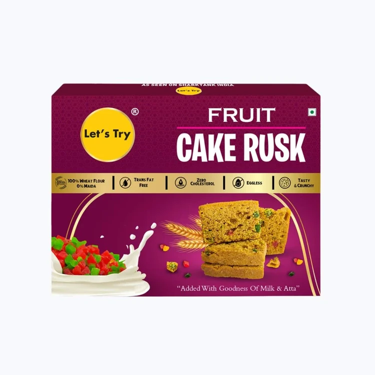 Let's Try Fruit Cake Rusk with Goodness of Wheat