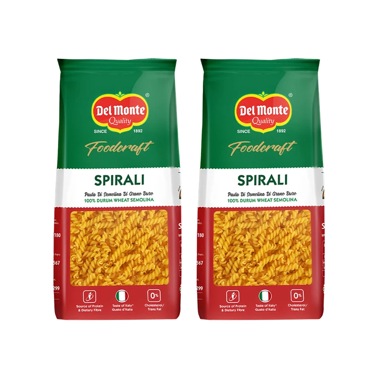 Del Monte Food Craft Spirali Domestic Pasta - Pack of 2