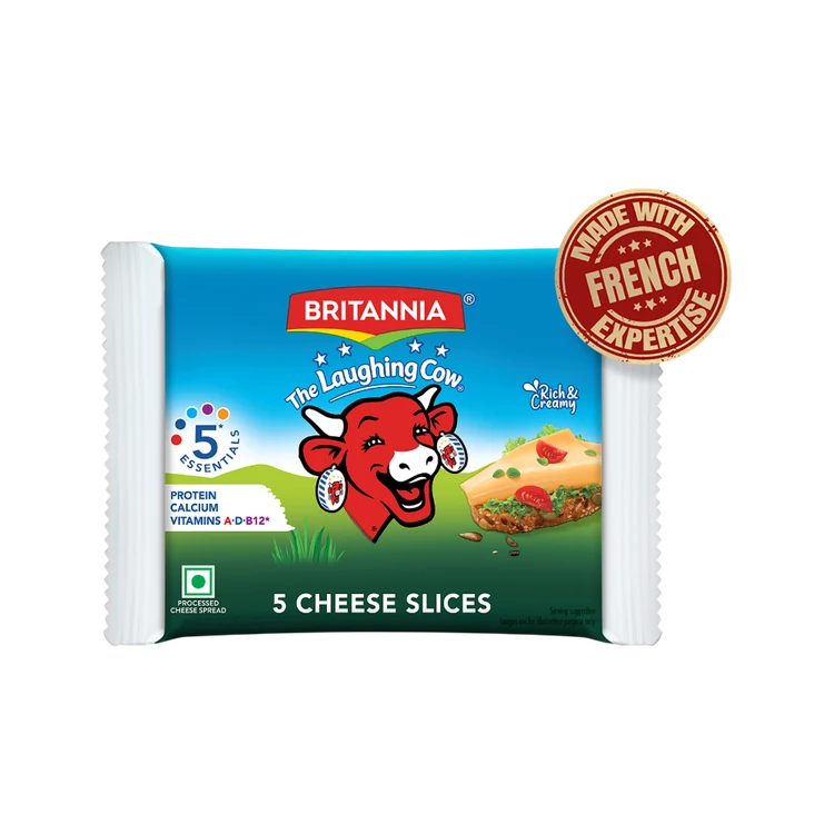 Britannia Laughing Cow Cheese Slices (90 g)