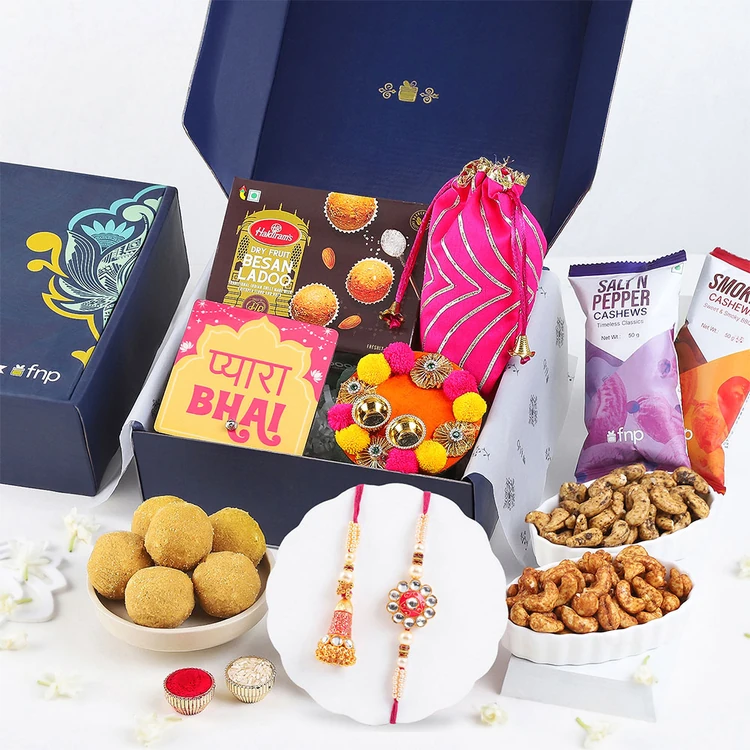 FNP Bhaiya Bhabhi Rakhi Gift Hamper