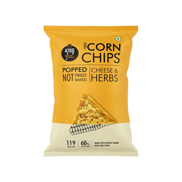 4700BC Cheese & Herbs Corn Popped Chips +