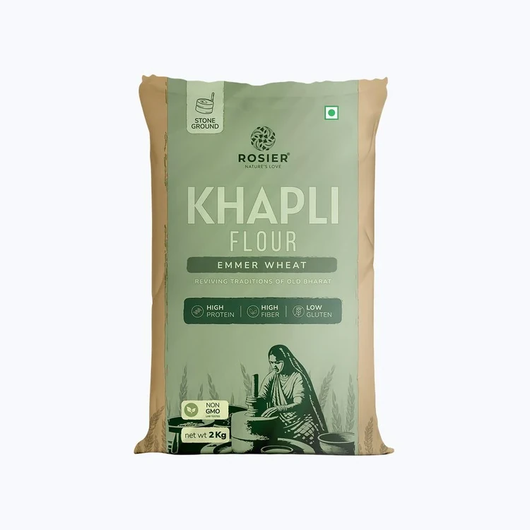 Rosier Stoneground Organic Khapli Wheat Atta