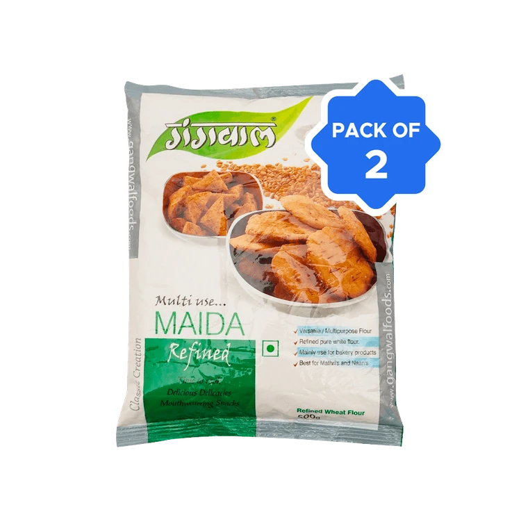 Gangwal Multiuse Refined Maida - Pack of 2 (Maida Hittu)
