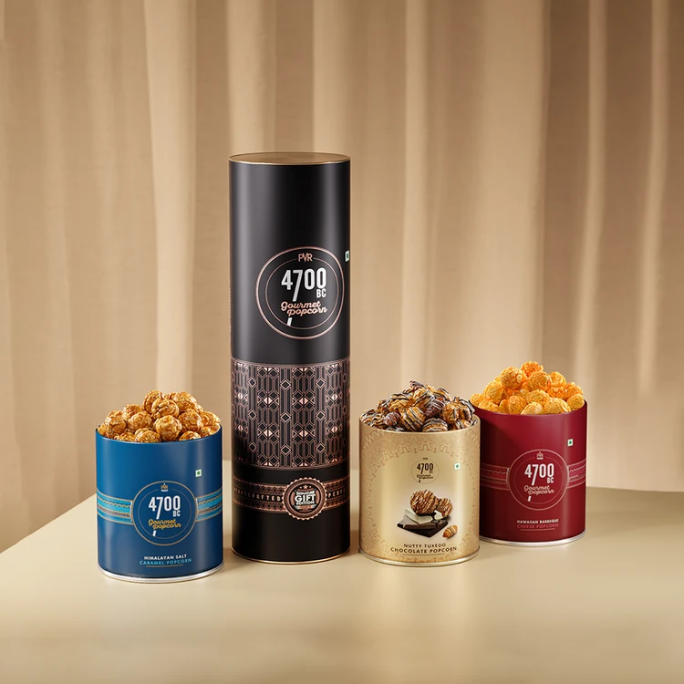 4700BC Popcorn Gift Pack of 3, Sweet & Savoury