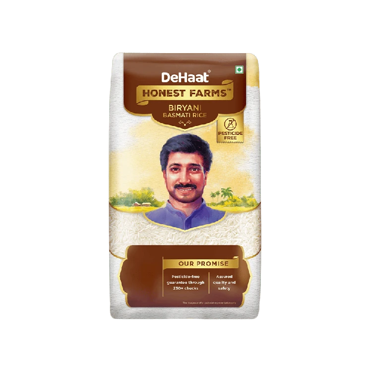 Dehaat Honest Farms Biryani Pesticide-Free Basmati Rice (Long Grain)