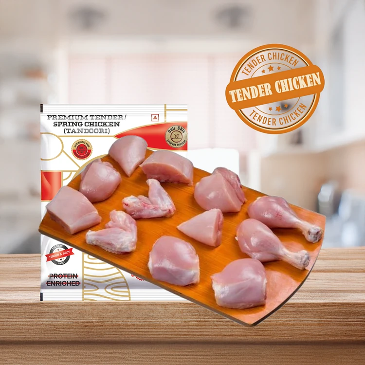 Delichic Premium Tender Spring Frozen Chicken Curry Cut
