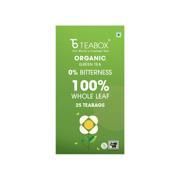 Teabox Organic Darjeeling Green Tea Bags