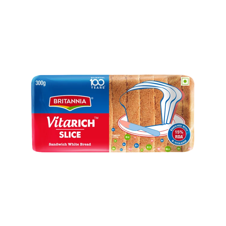 Britannia Vitarich Slice Sandwich White Bread