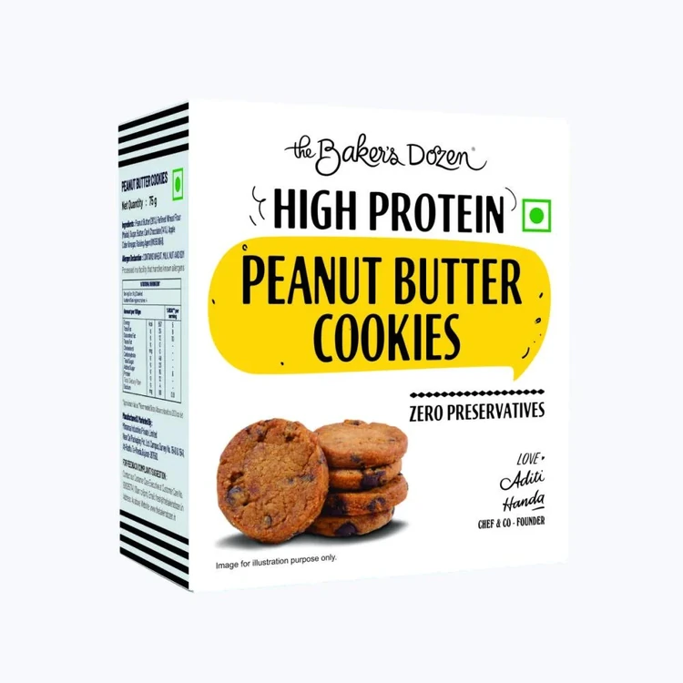 The Baker's Dozen High Protein Peanut Butter Cookies