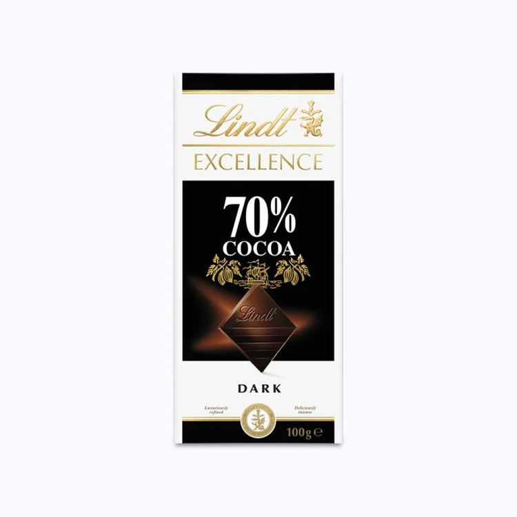 Lindt Excellence 70% Cocoa Dark Chocolate Bar