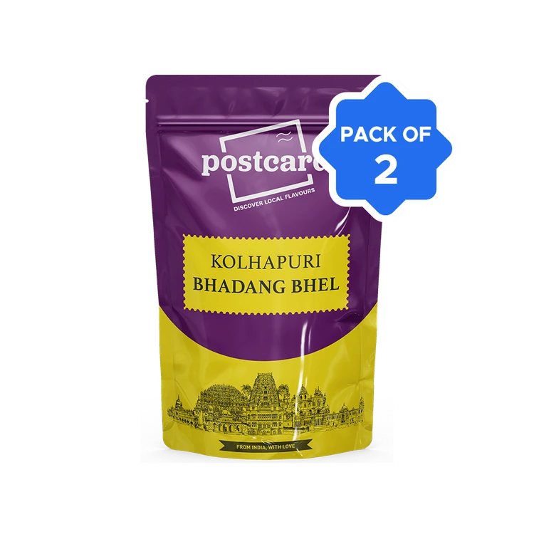 Postcard Kolhapuri Bhadang Bhelpuri - Pack of 2