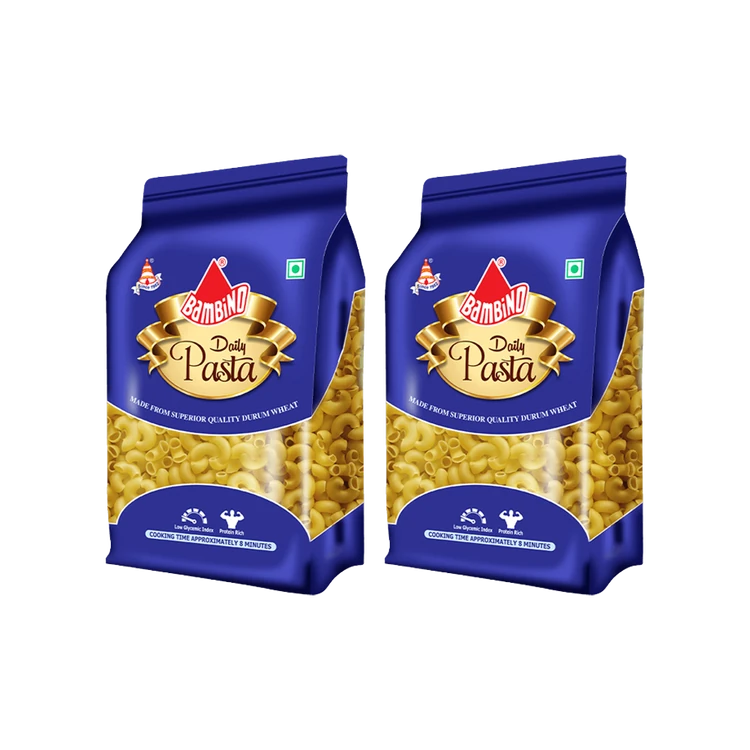 Bambino Macaroni Elbow Daily Pasta - Pack of 2