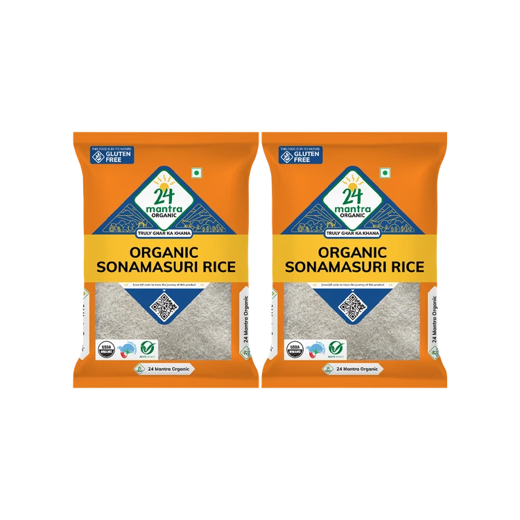24 Mantra Organic Sonamasuri Rice - Pack of 2