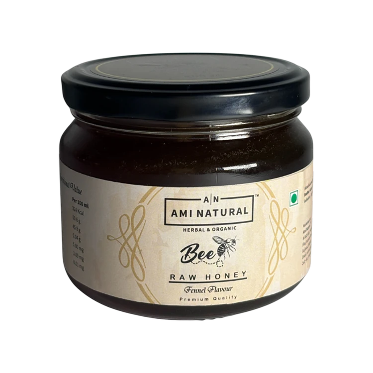 AMI NATURAL Raw Fennel Honey - 100% Pure