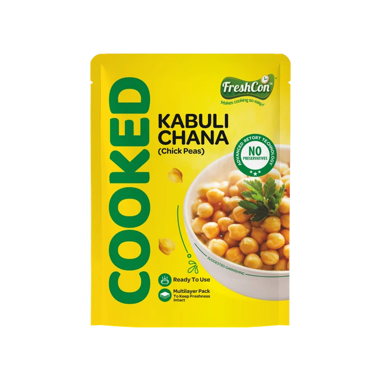 Freshcon Cooked Kabuli Chana (Chick Peas)