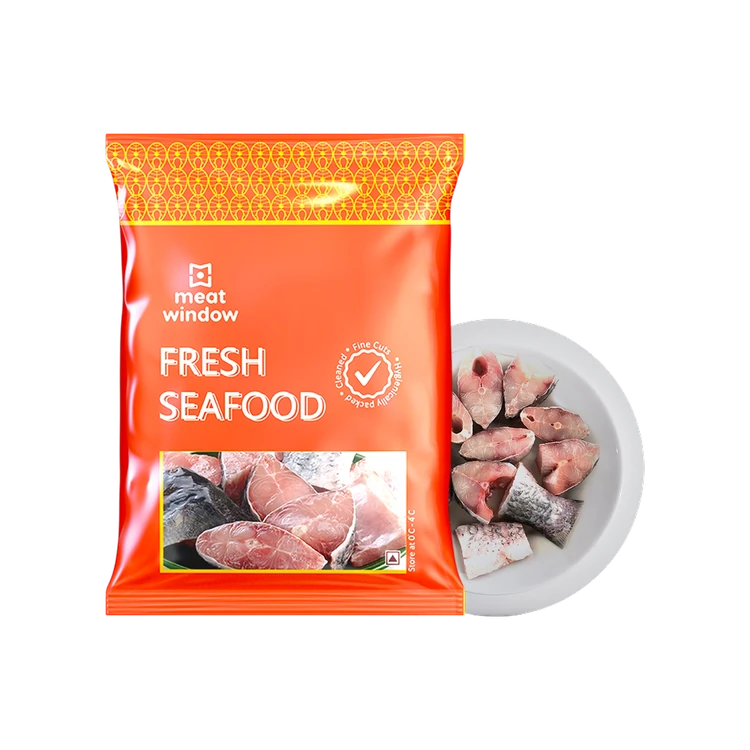 Meat Window Rohu Bengali Cut (With Head)