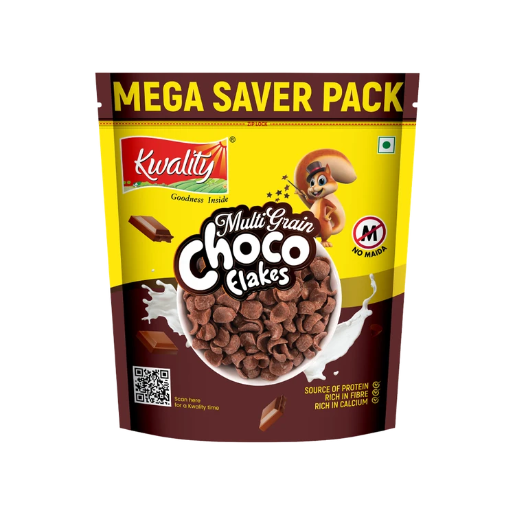 Kwality Multigrain Choco Flakes - No Maida