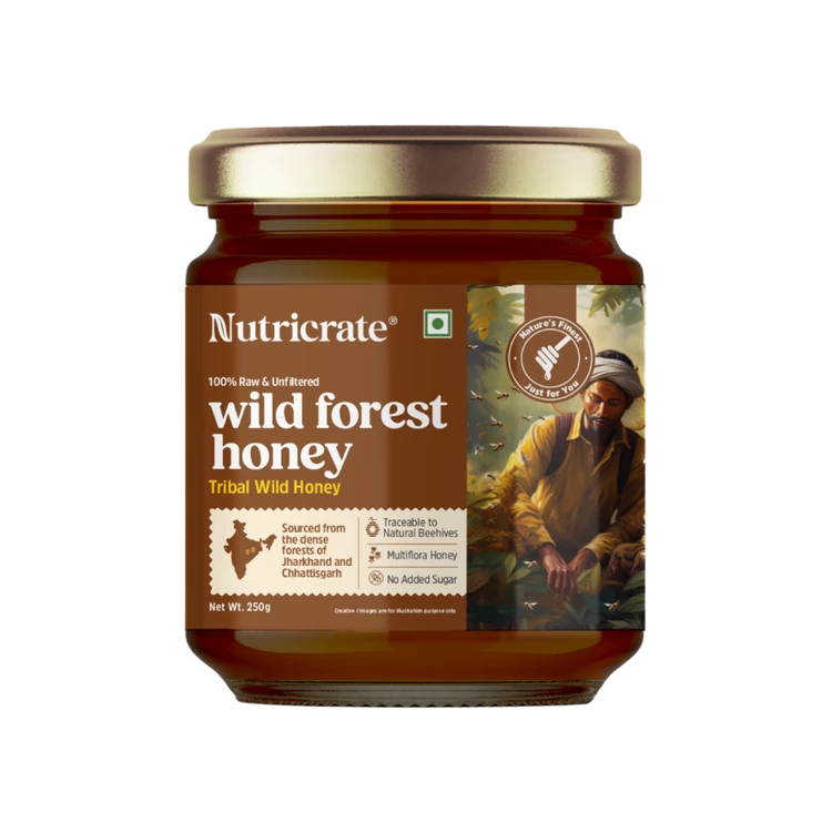 Nutricrate 100% Raw & Natural Wild Forest Honey