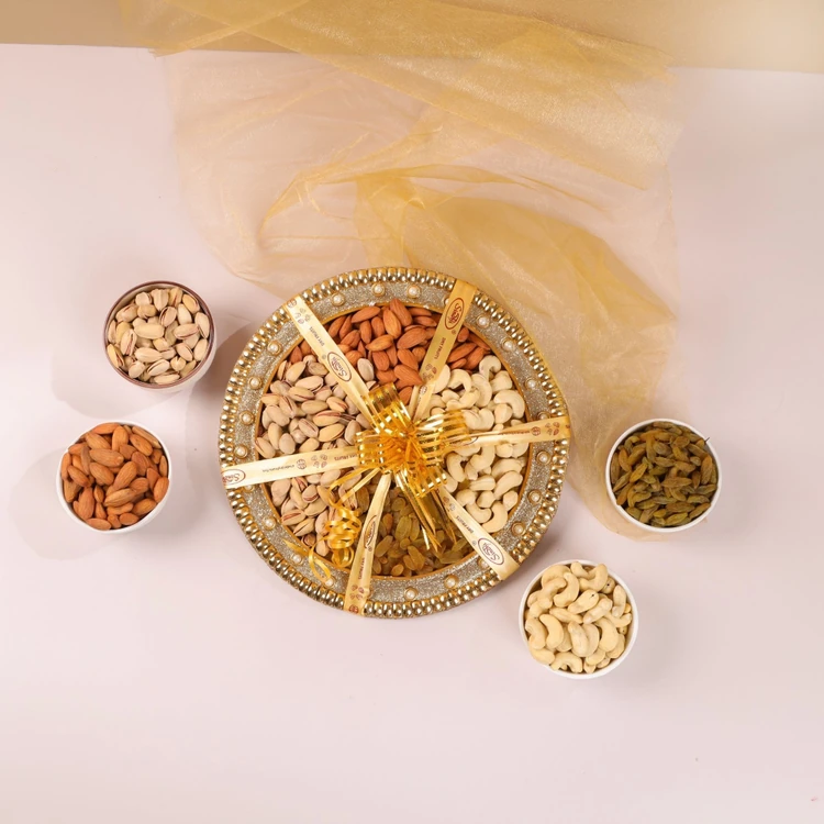 Sindhi Dry Fruits Dry Fruits Gift Pack Tray (Dry Fruits Udugore Pack)