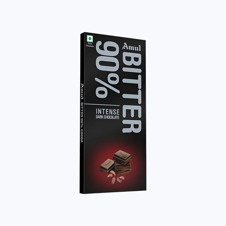 Amul 90% Bitter Dark Chocolate Bar