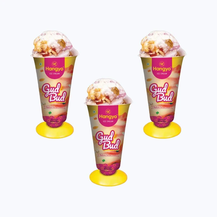 Hangyo Gudbud Ice Cream Cup - Pack of 3