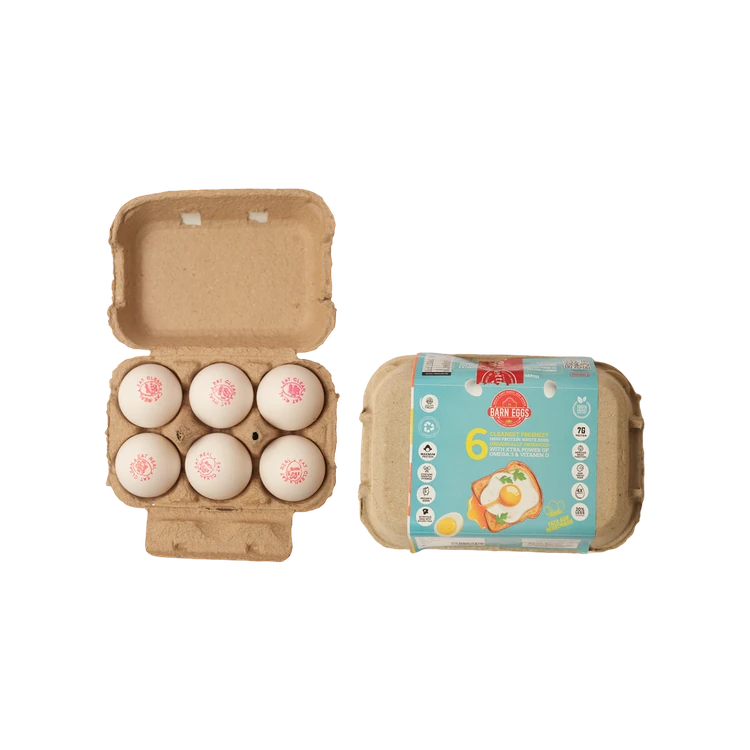 Barn Eggs White Protein Rich Eggs