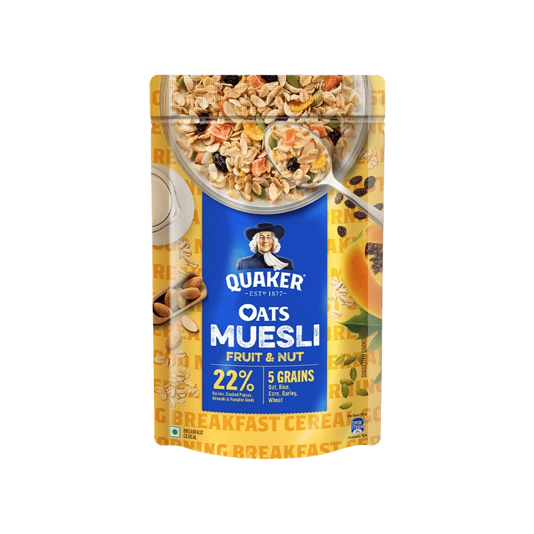 Quaker Fruit & Nuts Oats Muesli