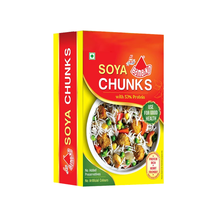Bambino Soya Chunks With 53% Protein