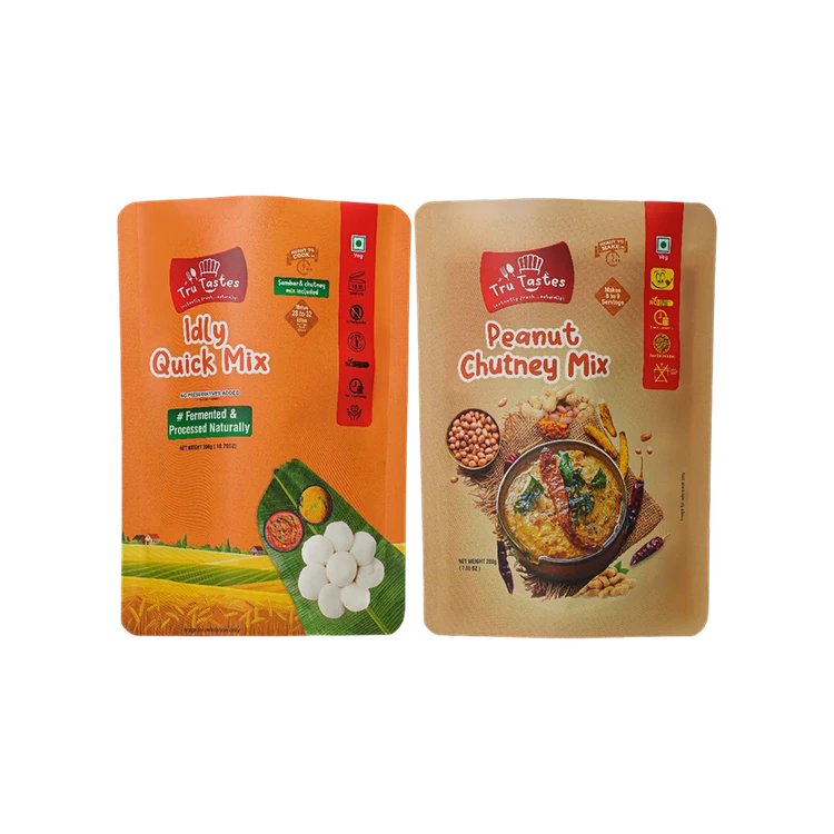 Tru Tastes Idly & Peanut Chutney Instant Mix