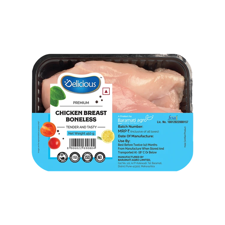 Elicious Boneless Frozen Chicken Breast
