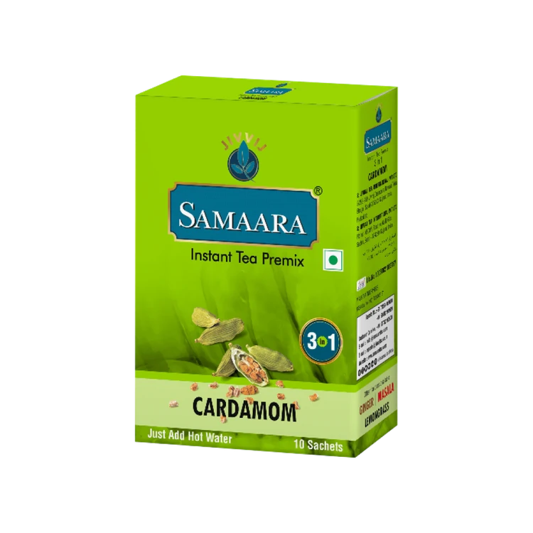 Jivvij Samaara 3 in 1 Cardamom Instant Tea Premix
