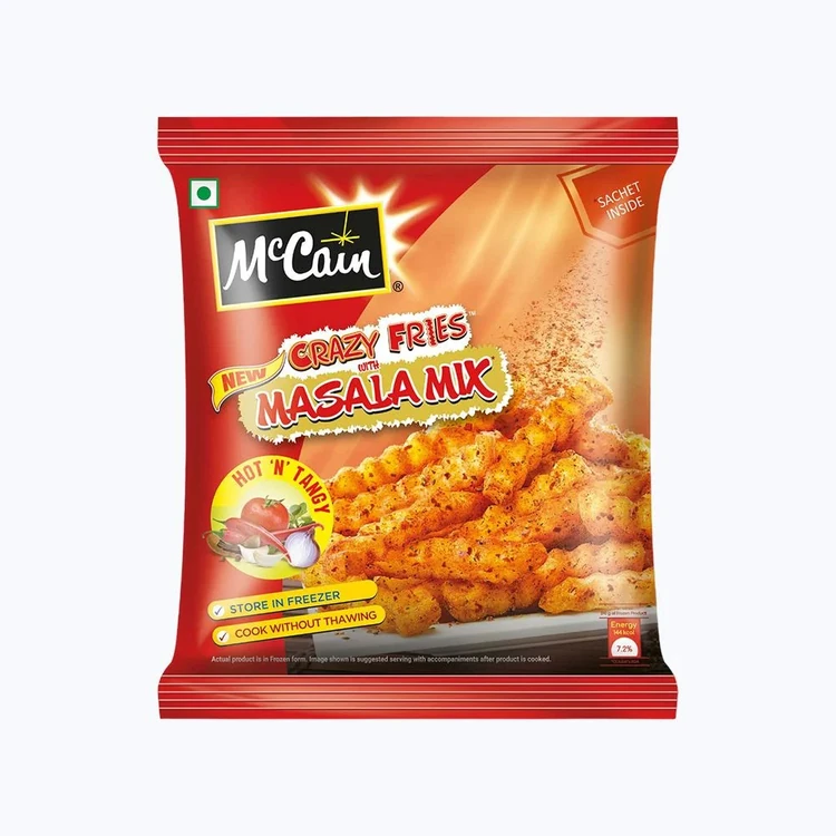 McCain Crazy French Fries with Masala Mix (Hot n Tangy)