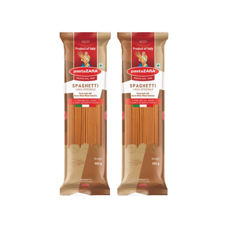 pastaZara Whole Wheat Spaghetti - Pack of 2