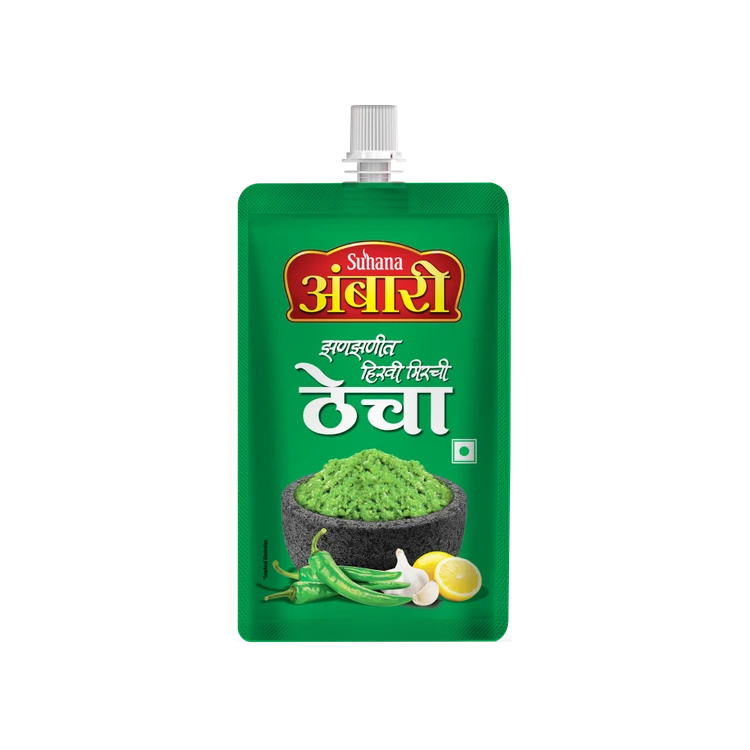 Suhana Ambari Green Chilli Thecha Chutney