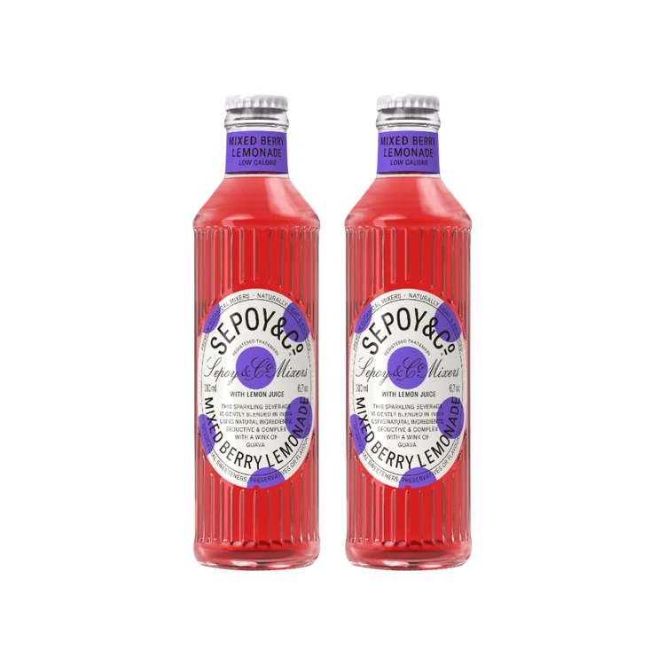 Sepoy & Co. Mixed Berry Lemonade Sparkling Drink - Pack of 2